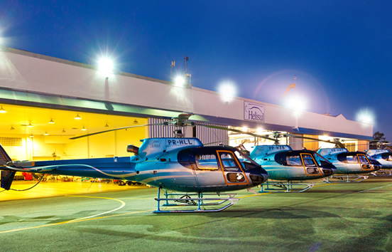 Chegada da Helisul à Capital Paranaense