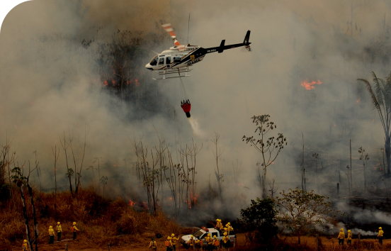 Serviço de combate a incêndio